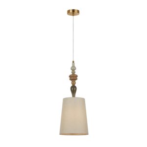 ITALUX – MOREN C LAMPA WISZĄCA Z ABAŻRUREM