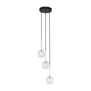 TK LIGHTING – NILOS III LAMPA WISZĄCA PRZEZROCZYSTE KULKI
