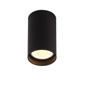 MAXLIGHT – PET ROUND CZARNA TUBKA SUFITOWA