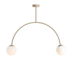 ARTERA – UNA II BEIGE PRZYSUFITOWA LAMPA ŁUK