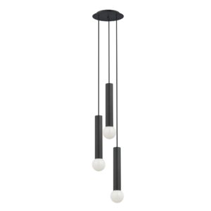 NOWODVORSKI – BATON III BLACK RING MINIMALISTYCZNA LAMPA WISZĄCA ŻARÓWKI