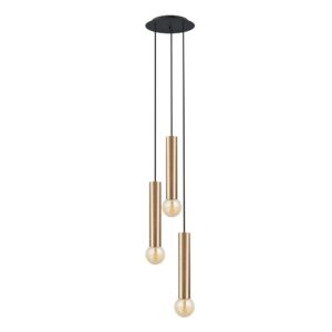 NOWODVORSKI – BATON III BRASS RING MINIMALISTYCZNA LAMPA WISZĄCA ŻARÓWKI