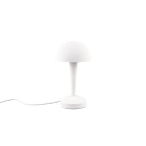 TRIO RL – CANARIA WHITE DOTYKOWA LAMPKA NOCNA GRZYBEK Z METALOWYM KLOSZEM