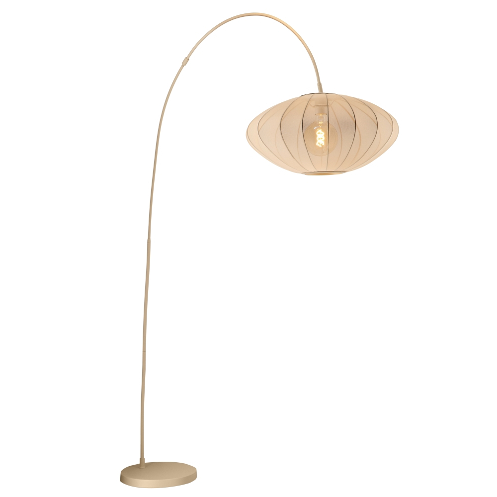 corina cream podlogowa lampa luk lamperiaconcept