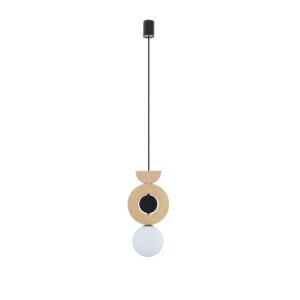 NOWODVORSKI – DROPS WOOD B LAMPA WISZĄCA Z KLOSZEM
