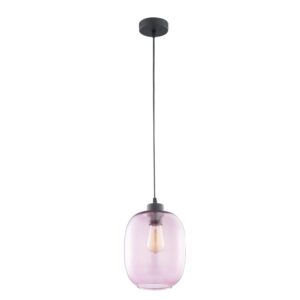 elio pink szklana lampa wiszaca lamperiaconcept