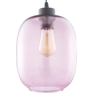 elio pink szklana lampa wiszaca1 lamperiaconcept