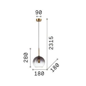 empire sfera lampa z dymionego szkla1 lamperiaconcept