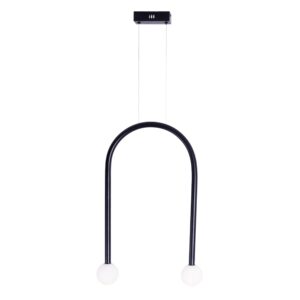 enigma czarna lampa lukowa lamperiaconcept