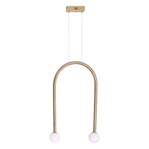 MAXLIGHT – ENIGMA GOLD ŁUKOWA LAMPA WISZĄCA LED