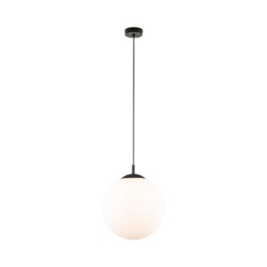 TK LIGHTING – ESME 35 WHITE LAMPA WISZĄCA OPALOWA KULA
