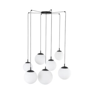 TK LIGHTING – ESME VII CLIP WHITE LAMPA WISZĄCA KULE DO ROZMIESZCZANIA