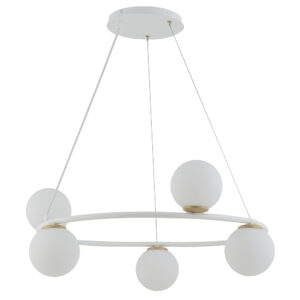 SIGMA LIGHTING – GAMA V WHITE LAMPA WISZĄCA OBRĘCZ