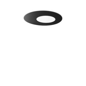 IDEAL LUX – IRIDE PL D50 NERO PŁASKI PLAFON LED OKO