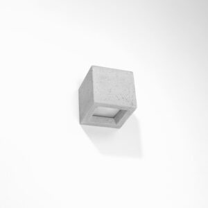 leo betonowy kinkiet kostka lamperiaconcept