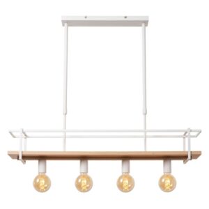 LUCIDE – MILONGA WHITE REGULOWANA LAMPA WISZĄCA PÓŁKA