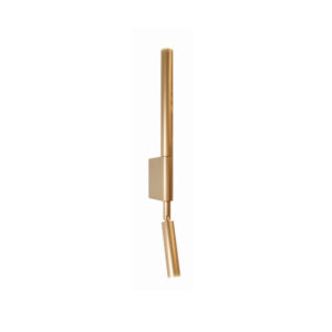 organic brass kinkiet rurka led lamperiaconcept