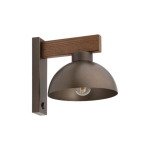 TK LIGHTING – OSLO BROWN LOFTOWY KINKIET