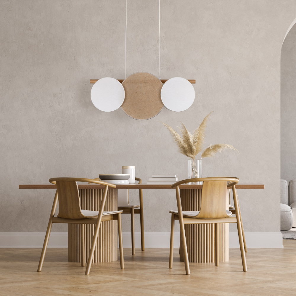 Modern style conceptual interior room 3d illustration pulse 3 lampa boho 1 lamperiaconcept