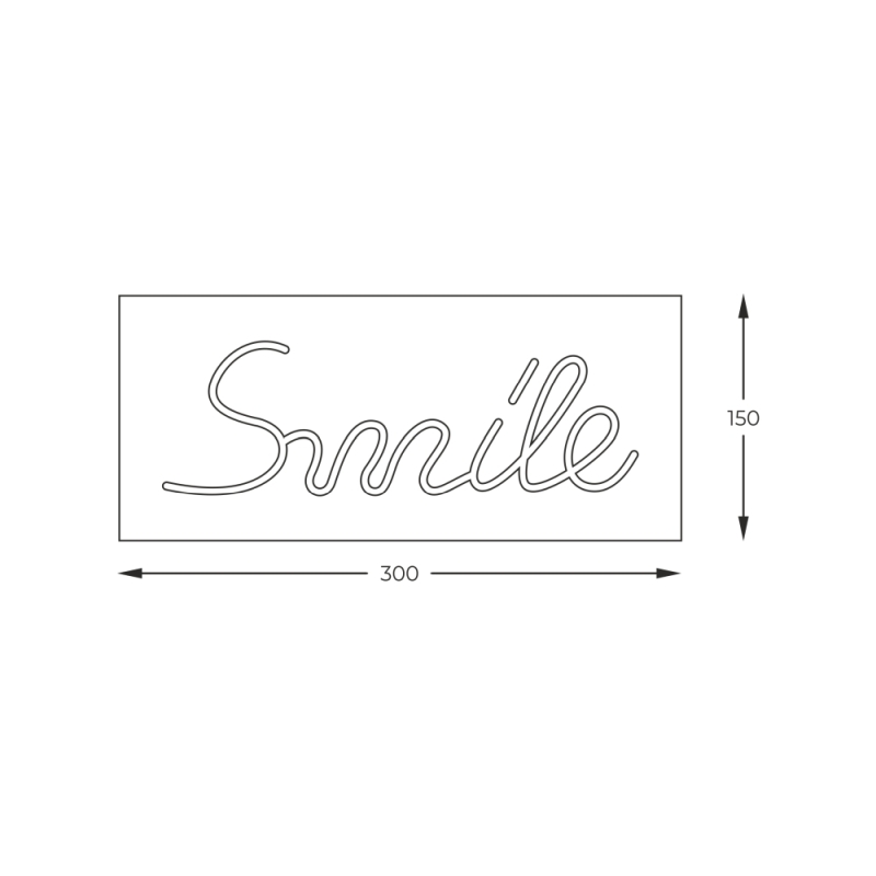 smile-neon-led-na-sciane-wymiary-lamperiaconcept smile neon led na sciane wymiary lamperiaconcept