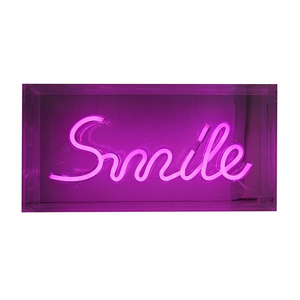 smile-neon-led-napis-lamperiaconcept smile neon led napis lamperiaconcept