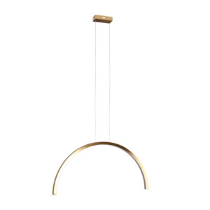 MAXLIGHT – TRIO ARC I BRUSCHED GOLD WISZĄCA LAMPA LED