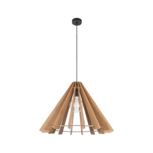 TK LIGHTING – ERIS WOOD L LAMPA WISZĄCA STOŻEK