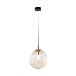 TK LIGHTING – SOL MINI NEW AMBER LAMPA WISZĄCA ZE SZKŁA
