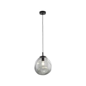 sol mini grey szklana lampa gnieciony klosz lamperiaconcept