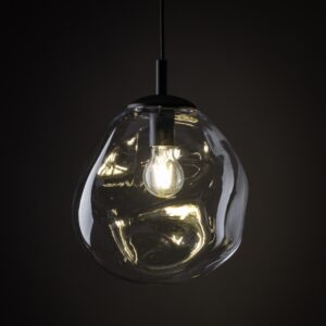 sol mini transparent szklana lampa gnieciony klosz1 lamperiaconcept