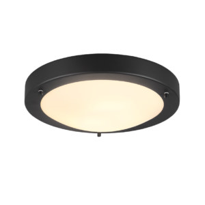 TRIO LIGHTING – CONDUS BLACK PLAFON ŁAZIENKOWY