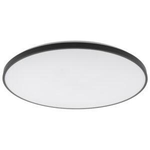 agnes round led pro 64w czarny plafon lazienkowy lamperiaconcept