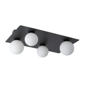 SIGMA LIGHTING – ARGON IV BLACK PODŁUŻNY PLAFON KINKIET