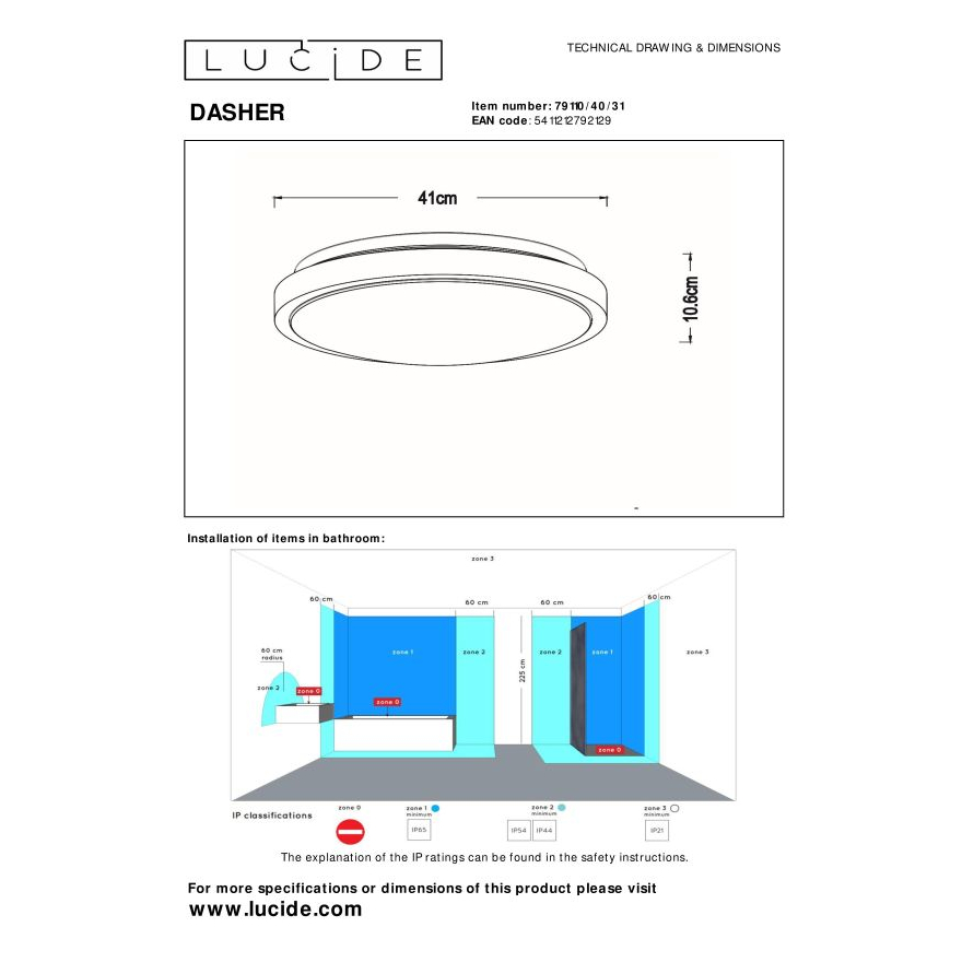 dasher-41-lazienkowy-plafon-led-3-lamperiaconcept dasher 41 lazienkowy plafon led 3 lamperiaconcept