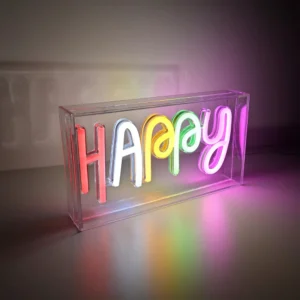 happy neon on lamperiaconcept