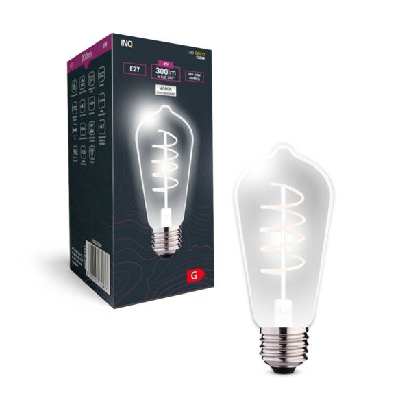 zarowka led e27 4k edison spiral lamperiaconcept