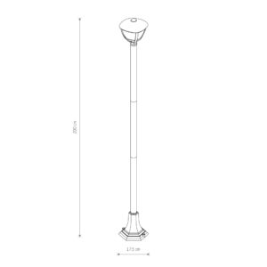 amelia L ogrodowa lampa stojaca 1 lamperiaconcept