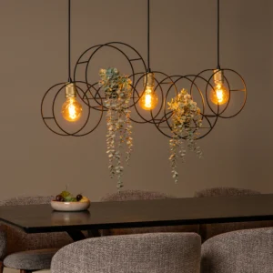 circle lampa polka na kwiaty aranzacja lamperiaconcept