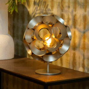 hannelore matt brass table lampka metalowa kula 1 lamperiaconcept