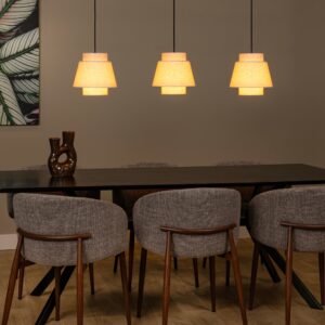 tribute 3 lampa z abazurami aranzacja lamperiaconcept