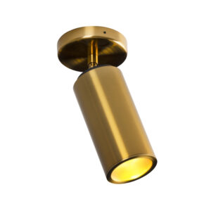 MAXLIGHT – VARSOVIA LAMPA ZŁOTA SUFITOWA TUBKA SPOT