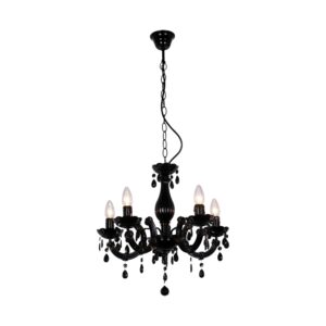 ZUMA LINE – MAGNOLIA BLACK LAMPA WISZĄCA ŻYRANDOL