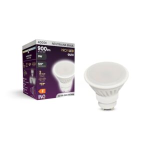 INQ – ŻARÓWKA LED GU10 4K 900LM 9W CERAMIKA