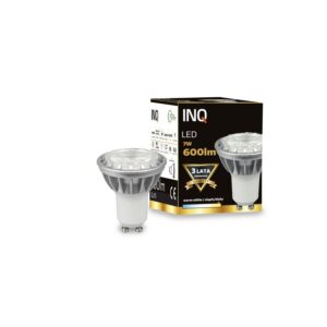 INQ – ŻARÓWKA LED GU10 3K 600LM 7W 38^ COB