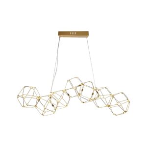V-TAC – LAMPA WISZĄCA ZŁOTA VT-7918 GEOMETRIC LED
