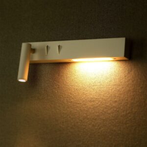 bialy kinkiet hotelowy led vt 2953 on lamperiaconcept