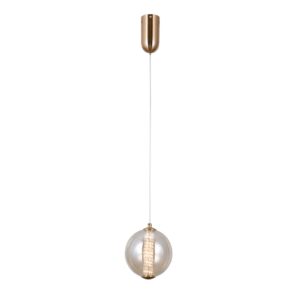 ITALUX – BUTERO S LAMPA WISZĄCA LED KULKA BURSZTYN
