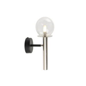SIGMA LIGHTING – DAISY I KINKIET KULKA SREBRNY TRANSPARENTNY