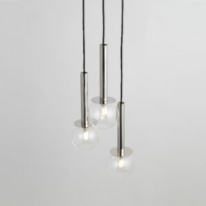 daisy 3 srebrna lampa przezroczyste kulki 1 lamperiaconcept