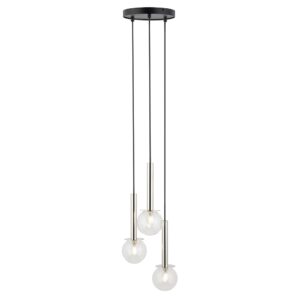 SIGMA LIGHTING – DAISY III LAMPA SREBRNA WISZĄCA Z KULEK